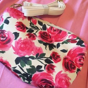 Rose shoulder purse